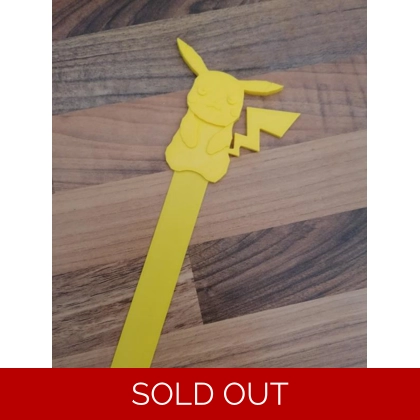 Pokémon Pikachu 3D Printed Bookmark